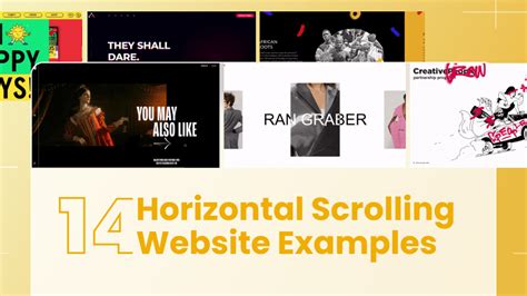 scroller home page|How To Create a Horizontally Scrolling Site .